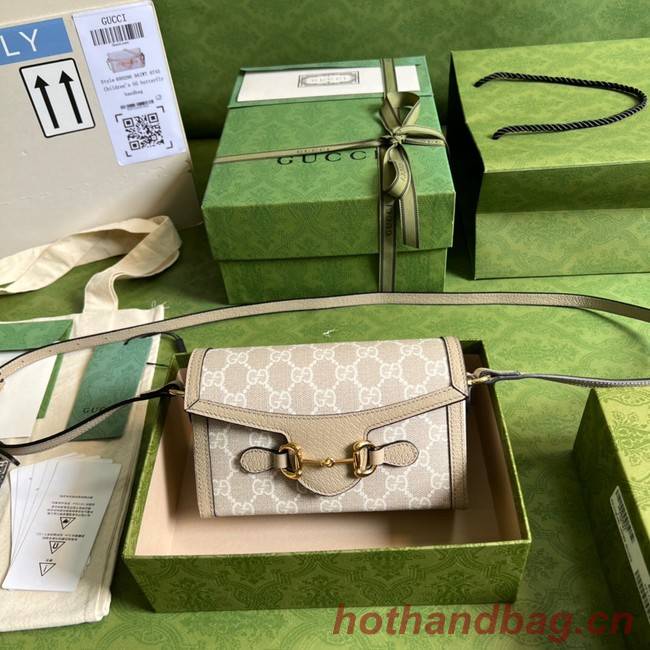 Gucci shoulder bag with Interlocking G 699296 Beige