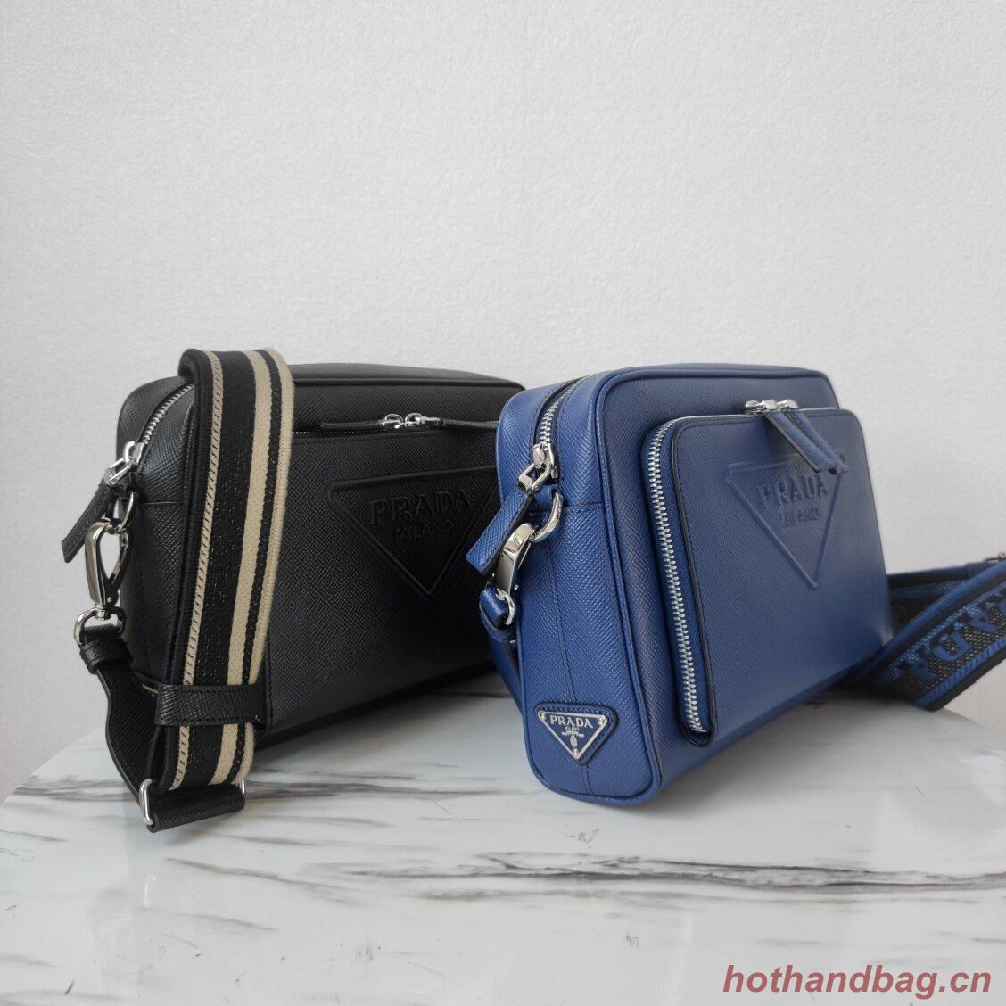 Prada Re-Edition 2005 Saffiano leather bag 2HD052 blue Prada Re-Edition 2005 Saffiano leather bag 2HD052 blue