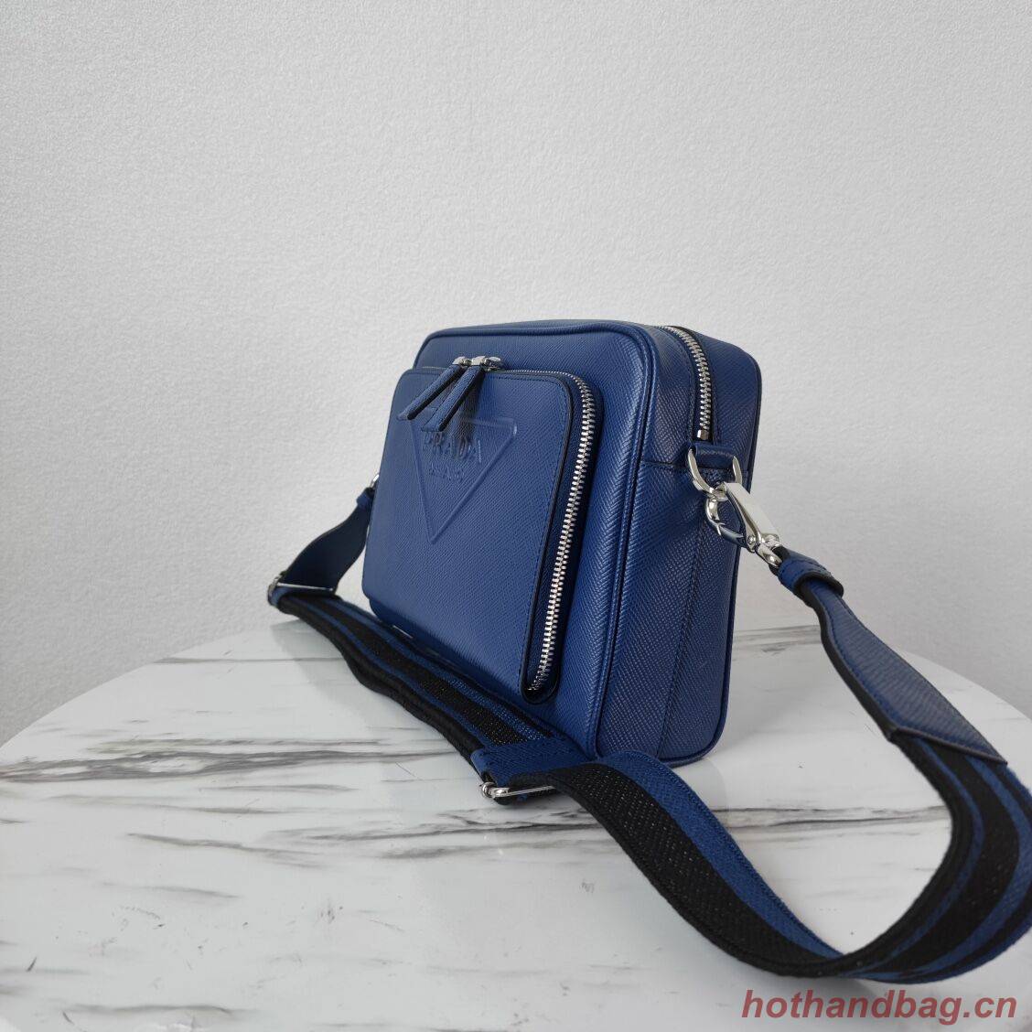 Prada Re-Edition 2005 Saffiano leather bag 2HD052 blue Prada Re-Edition 2005 Saffiano leather bag 2HD052 blue