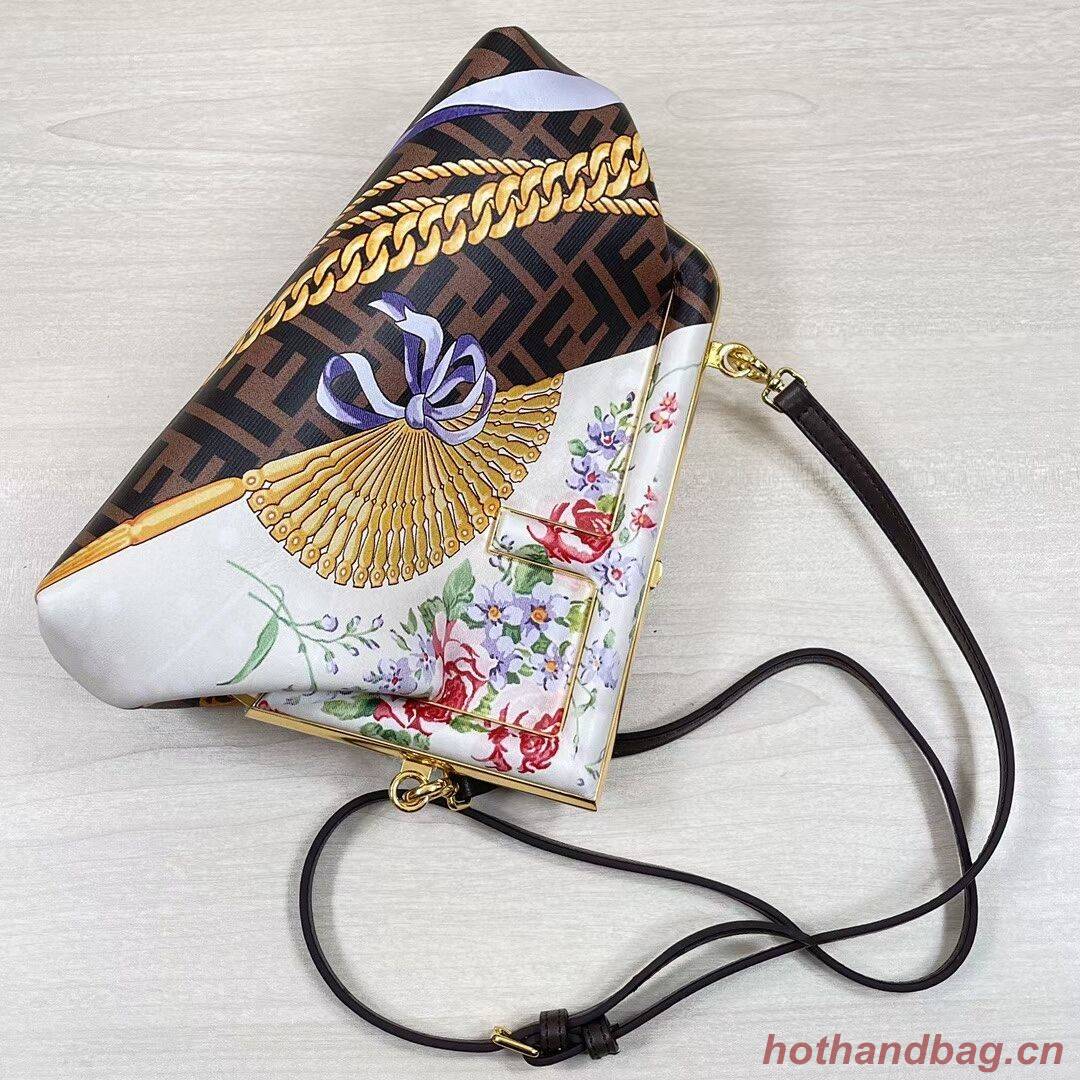 Fendi First Small Fendace bag in multicolor silk print 8BP129A Fendi First Small Fendace bag in multicolor silk print 8BP129A