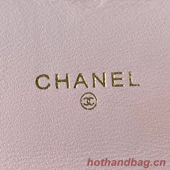 Chanel CLUTCH WITH CHAIN AP2758 Light Pink