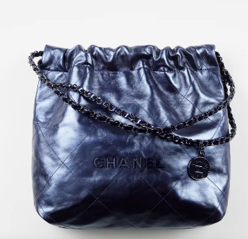CHANEL 22 HANDBAG AS3260 Navy Blue CHANEL 22 HANDBAG AS3260 Navy Blue