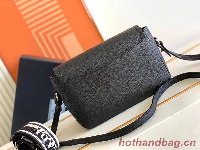 Prada Leather bag with shoulder strap 1DB443 black Prada Leather bag with shoulder strap 1DB443 black
