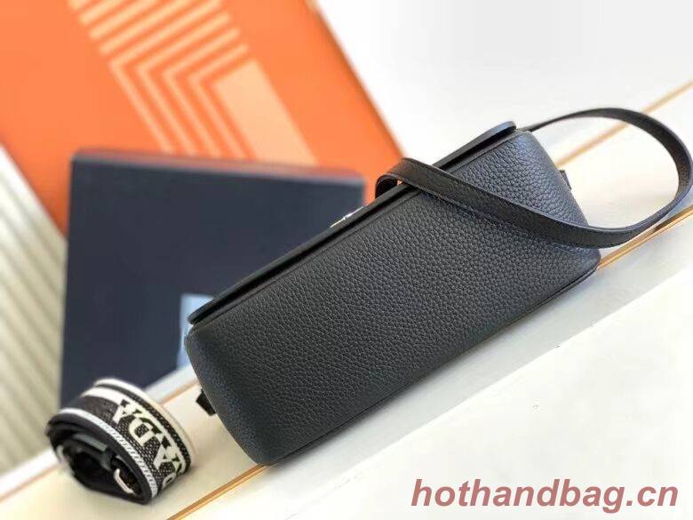 Prada Leather bag with shoulder strap 1DB443 black Prada Leather bag with shoulder strap 1DB443 black