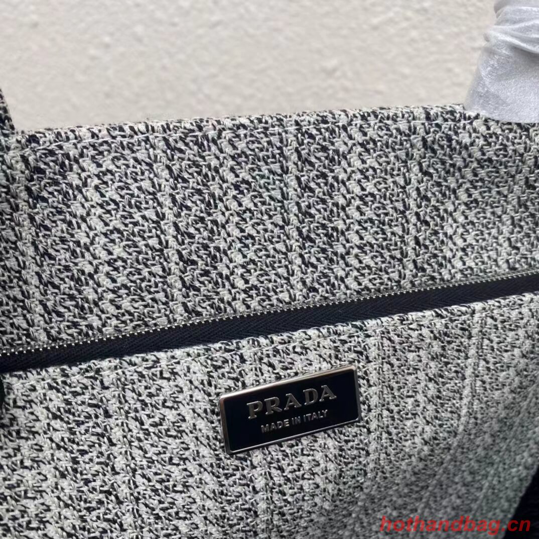 Prada SHOPPING BAG 1AV332 Black&grey Prada SHOPPING BAG 1AV332 Black&grey