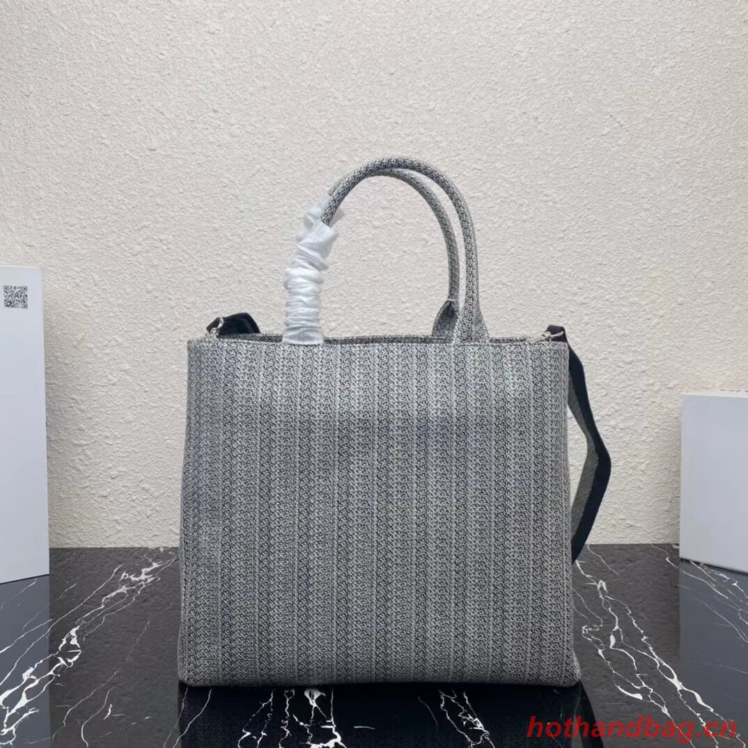 Prada SHOPPING BAG 1AV332 Black&grey Prada SHOPPING BAG 1AV332 Black&grey