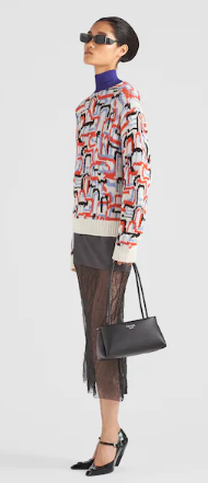 Prada Small leather Prada Supernova handbag 1BA368 black Prada Small leather Prada Supernova handbag 1BA368 black