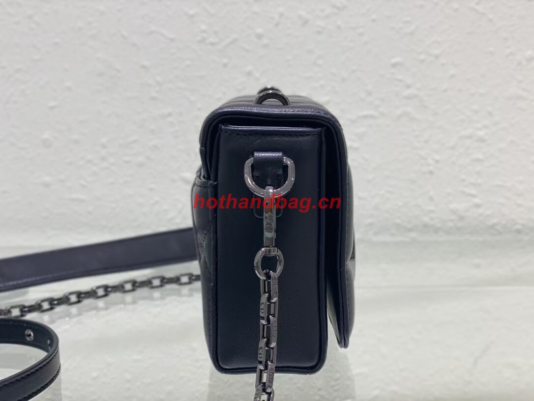 DIOR 30 MONTAIGNE BOX BAG WITH HANDLE Black Maxicannage Lambskin M9218B DIOR 30 MONTAIGNE BOX BAG WITH HANDLE Black Maxicannage Lambskin M9218B