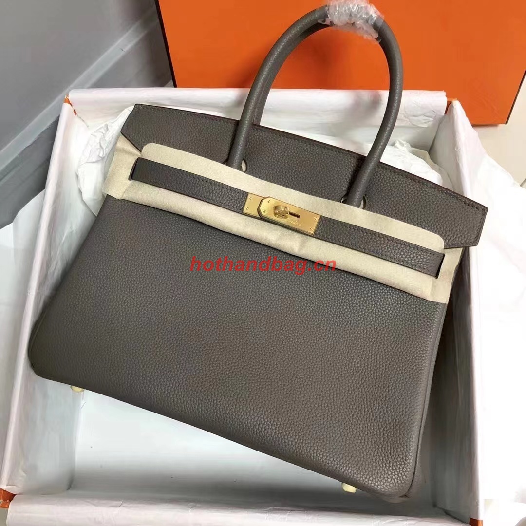 Hermes Original Togo Leather HB30O dark gray Hermes Original Togo Leather HB30O dark gray