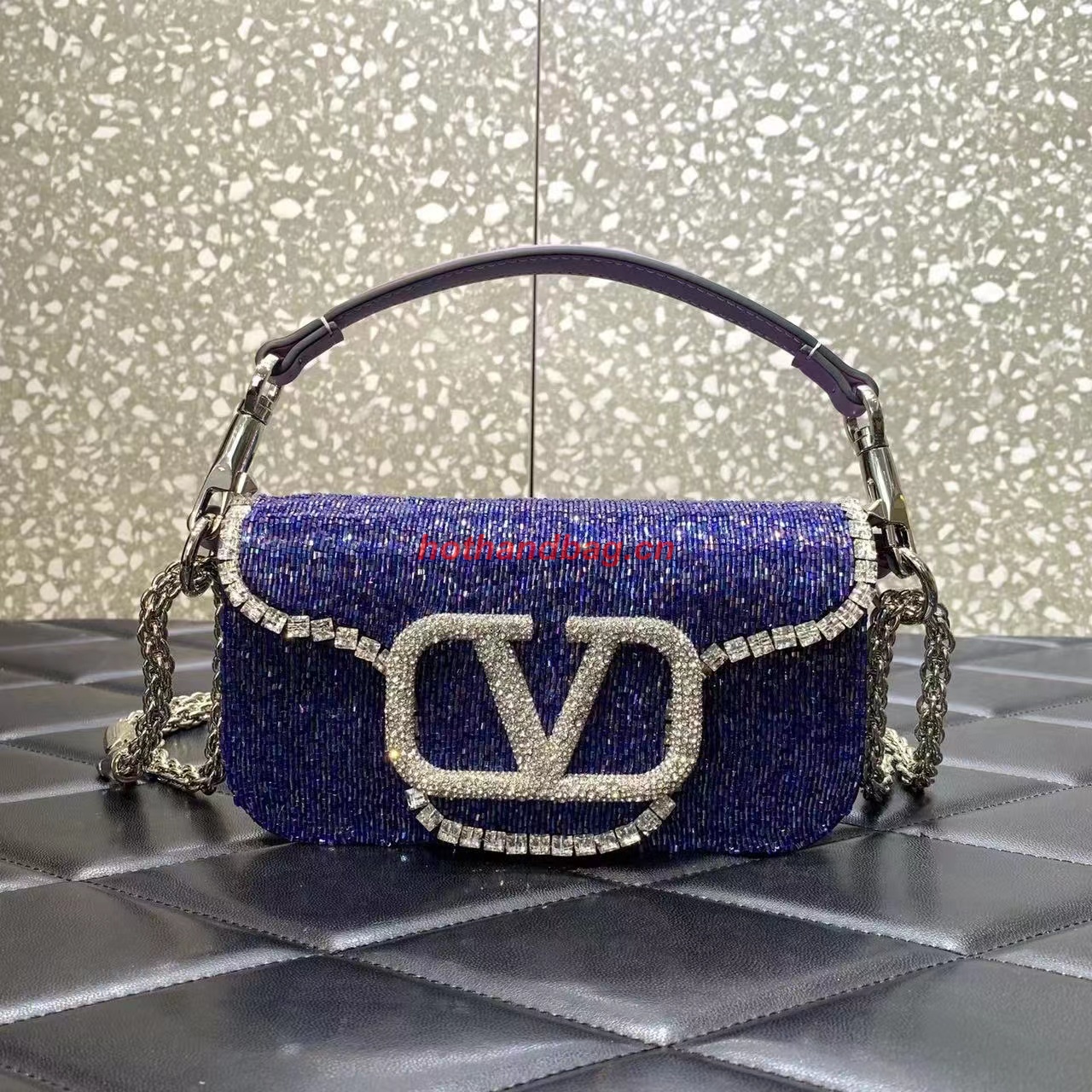 VALENTINO MINI LOCO imitation crystal shoulder bag WB0K55 VALENTINO MINI LOCO imitation crystal shoulder bag WB0K55
