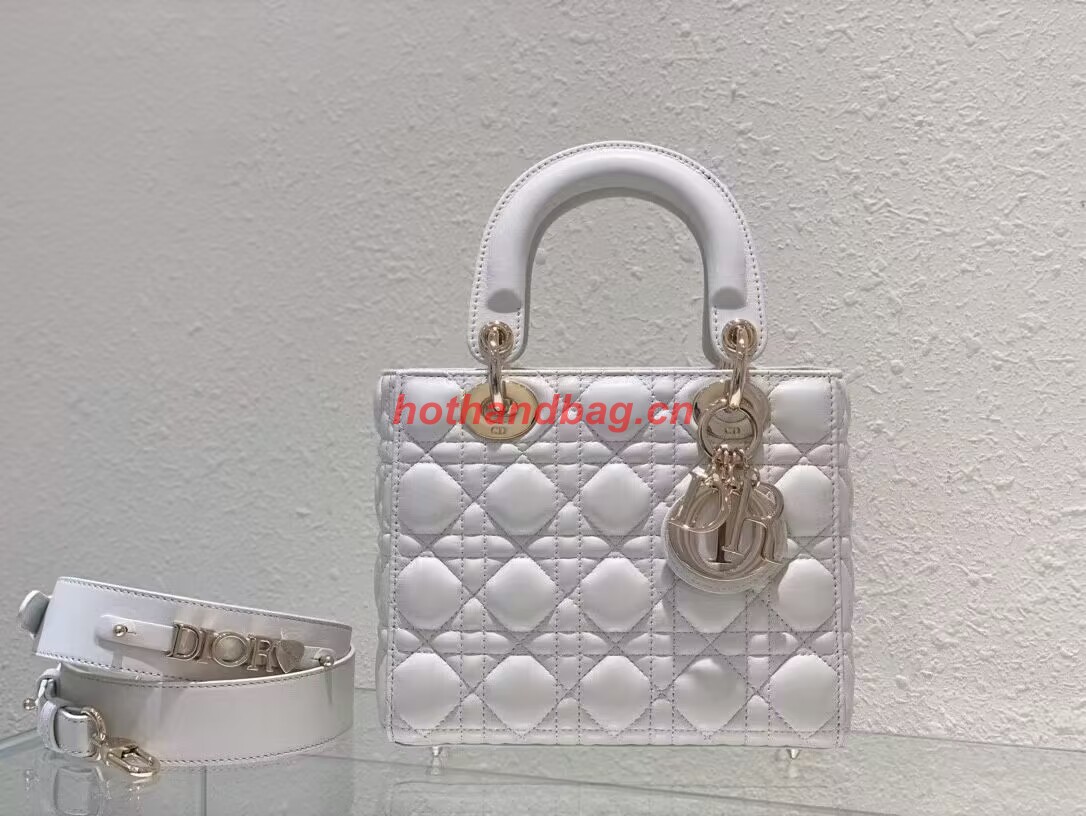 SMALL LADY DIOR MY ABCDIOR BAG Latte Cannage Lambskin M0538ONG SMALL LADY DIOR MY ABCDIOR BAG Latte Cannage Lambskin M0538ONG