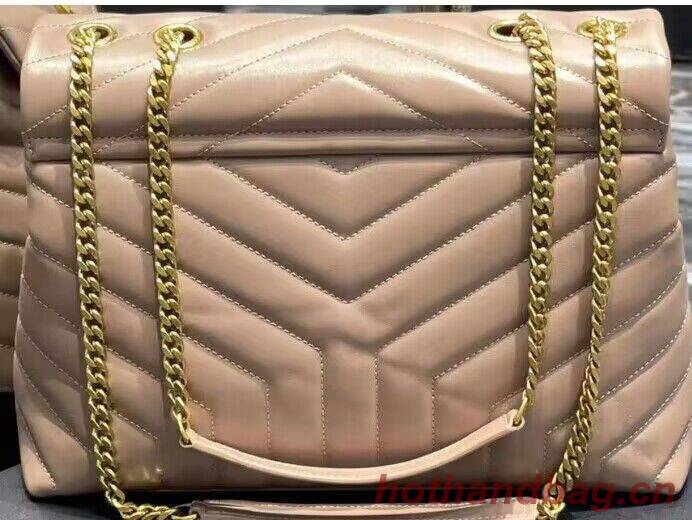 SAINT LAURENT Loulou Monogram medium quilted leather shoulder bag 74558 Khaki SAINT LAURENT Loulou Monogram medium quilted leather shoulder bag 74558 Khaki
