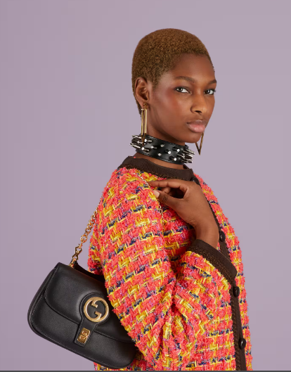 GUCCI BLONDIE TOP-HANDLE BAG 735101 black GUCCI BLONDIE TOP-HANDLE BAG 735101 black