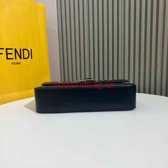 Fendi small smooth leather bag F1996 black Fendi small smooth leather bag F1996 black