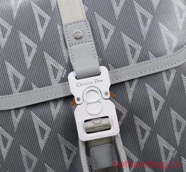 DIOR HIT THE ROAD BACKPACK Dior Gray CD Diamond Canvas and Smooth Calfskin 1ESBA021CD DIOR HIT THE ROAD BACKPACK Dior Gray CD Diamond Canvas and Smooth Calfskin 1ESBA021CD