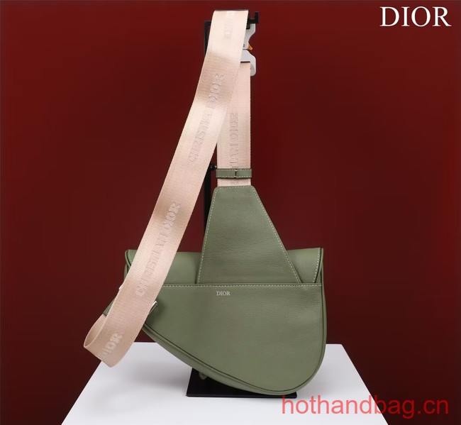 Dior Essentials SADDLE BAG Grained Calfskin 1ADPO093f-1 green Dior Essentials SADDLE BAG Grained Calfskin 1ADPO093f-1 green