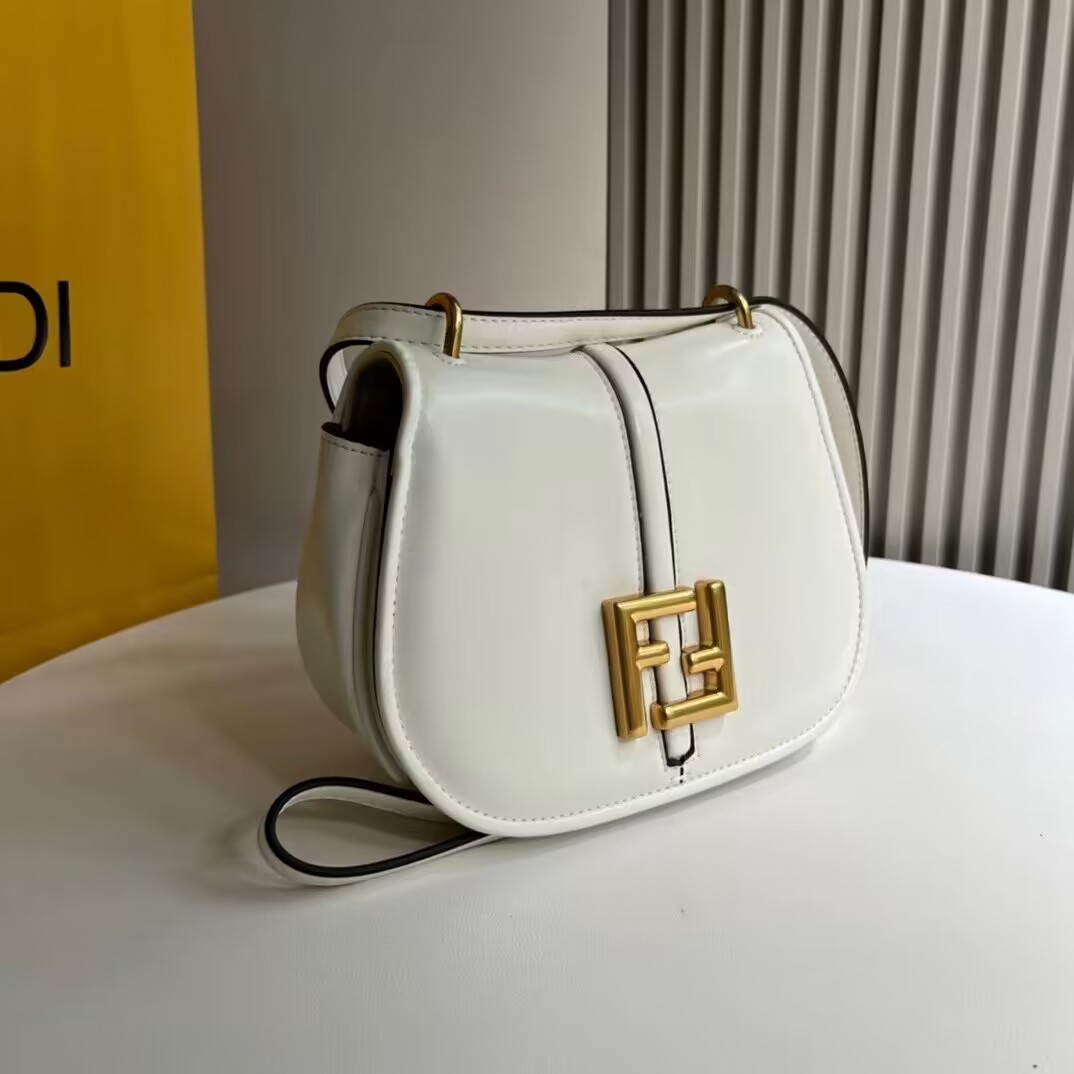Fendi Cmon Mini leather bag 8BS082 White Fendi Cmon Mini leather bag 8BS082 White