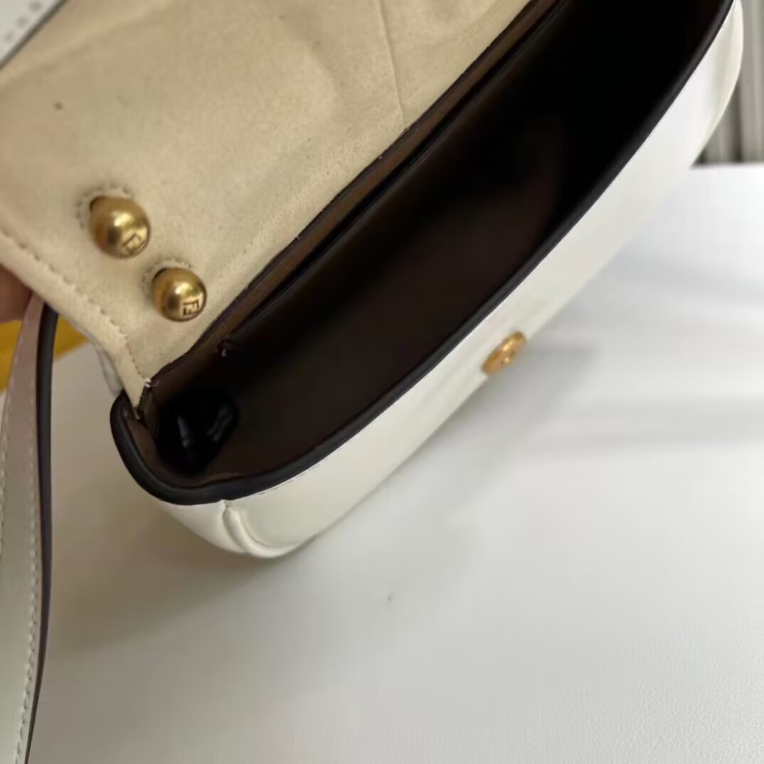 Fendi Cmon Mini leather bag 8BS082 White Fendi Cmon Mini leather bag 8BS082 White