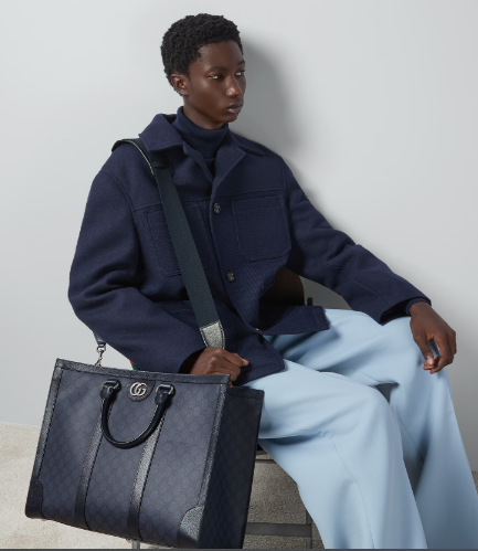 Gucci OPHIDIA LARGE TOTE BAG 724665 Blue Gucci OPHIDIA LARGE TOTE BAG 724665 Blue