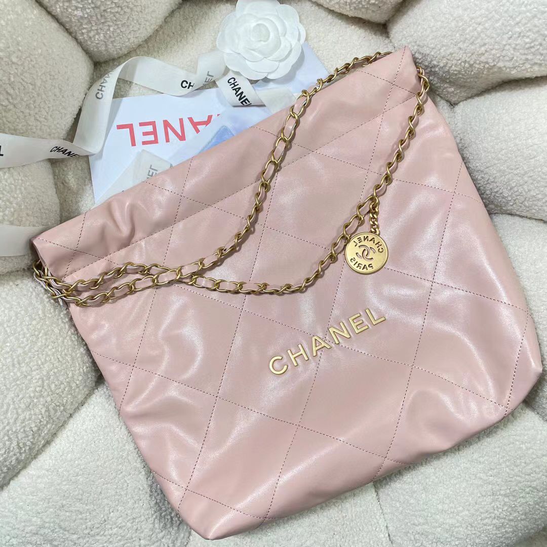 CHANEL 22 SMALL HANDBAG AS3260 light pink CHANEL 22 SMALL HANDBAG AS3260 light pink