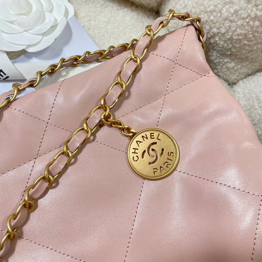 CHANEL 22 SMALL HANDBAG AS3260 light pink CHANEL 22 SMALL HANDBAG AS3260 light pink