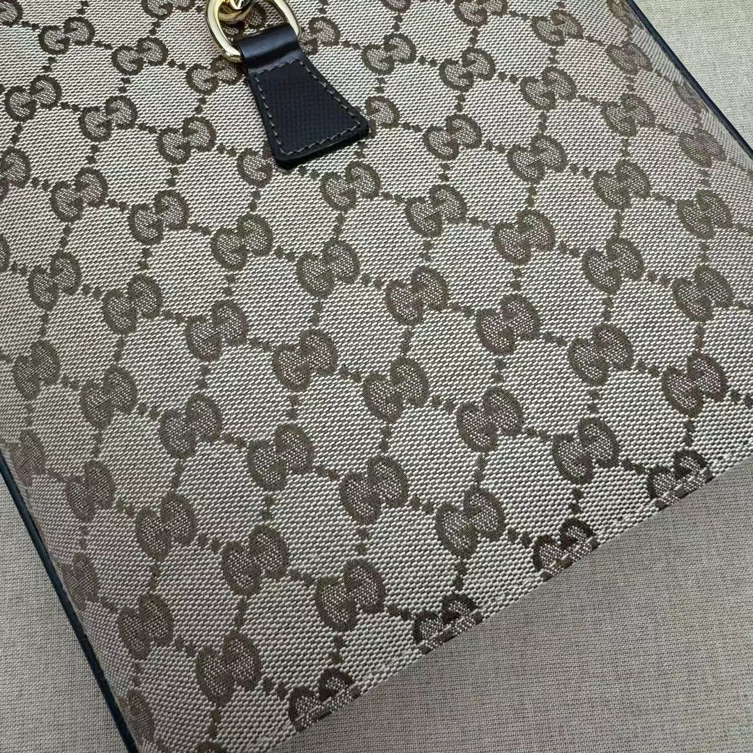 GUCCI GG Supreme Original Leather Bag 782911 Dark Brown GUCCI GG Supreme Original Leather Bag 782911 Dark Brown