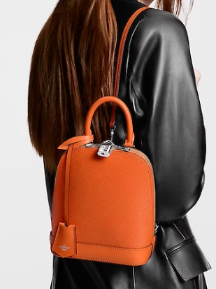 Louis Vuitton Alma Backpack M25104 Orange Louis Vuitton Alma Backpack M25104 Orange