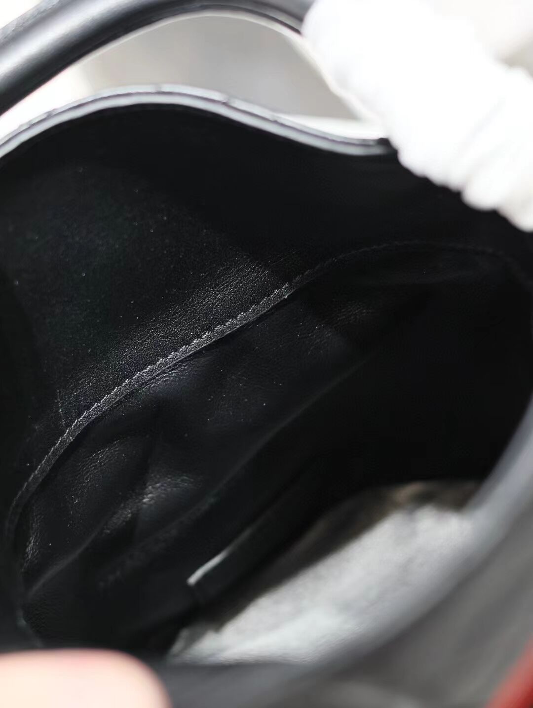 SAINT LAUREN CALYPSO IN PLUNGED LAMBSKIN Y661368 black SAINT LAUREN CALYPSO IN PLUNGED LAMBSKIN Y661368 black