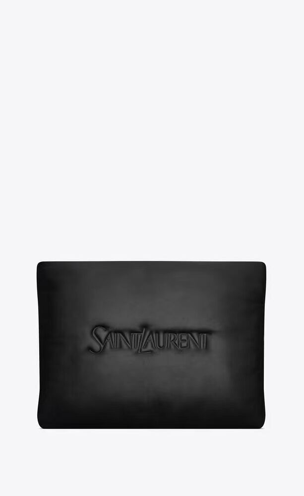 SAINT LAURENT CALYPSO LARGE POUCH IN LAMBSKIN 778943-1 black SAINT LAURENT CALYPSO LARGE POUCH IN LAMBSKIN 778943-1 black