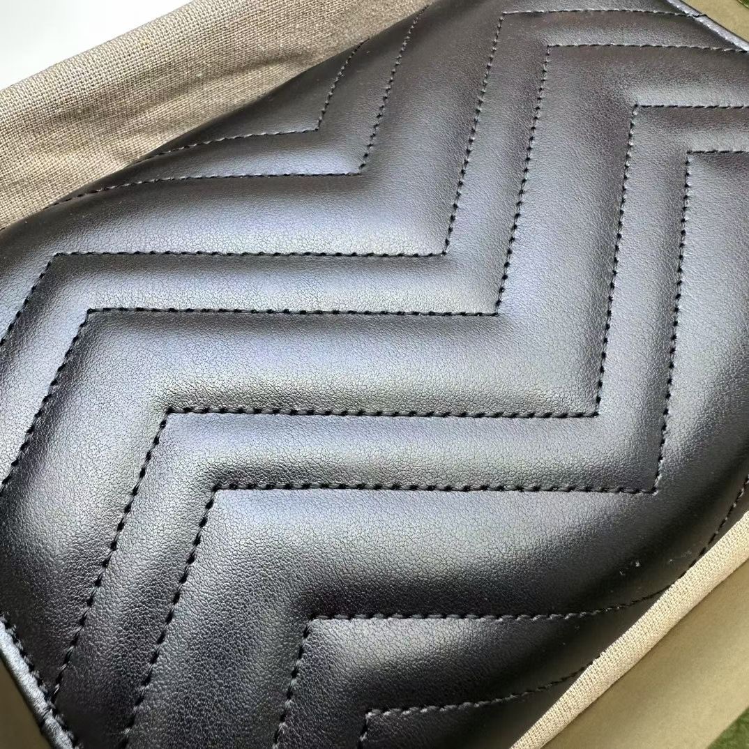 Gucci GG MARMONT SUPER MINI BAG 474575 black Gucci GG MARMONT SUPER MINI BAG 474575 black