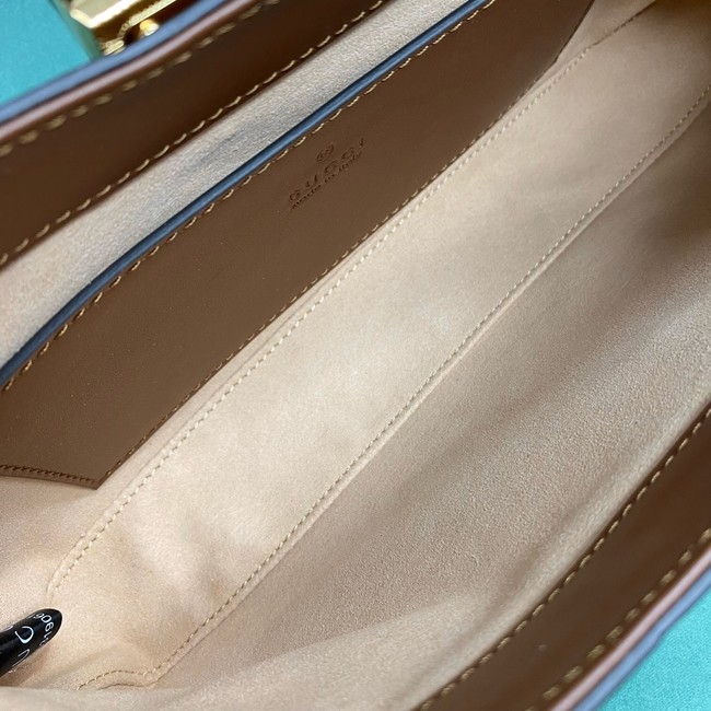 Gucci PADLOCK SMALL SHOULDER BAG 811705 Brown