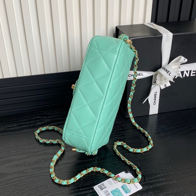 Chanel FLAP BAG WITH TOP HANDLE AS5317 GREEN