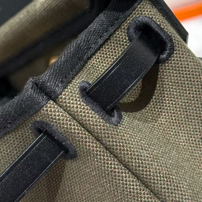 Hermes mini Herbag 20CM Original Canvas Leather & Calfskin 48888-3