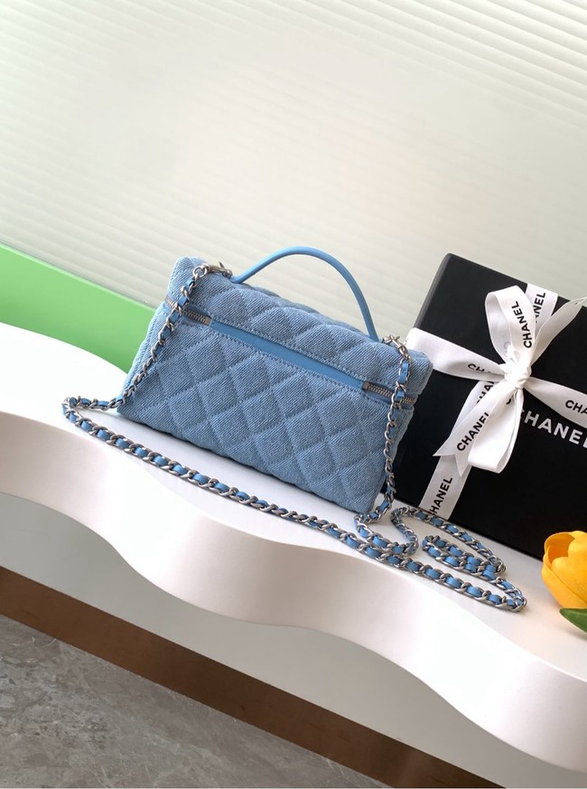 Chanel CLUTCH WITH CHAIN Denim AP4407-2 blue
