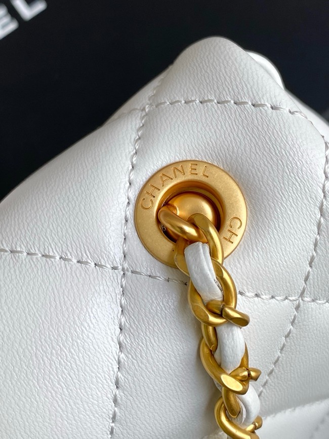 Chanel SMALL FLAP BAG AS5253 white