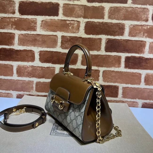 GUCCI HORSEBIT 1955 MINI BAG 703848 BROWN