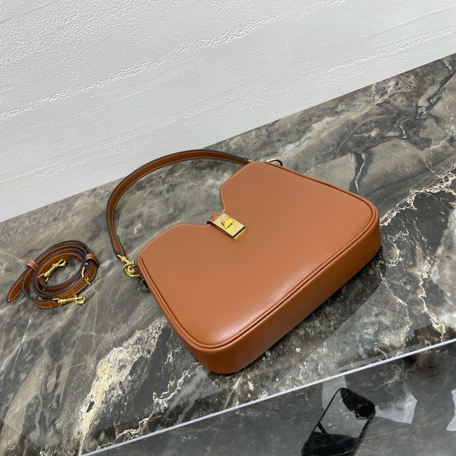 Celine SMALL CAMILLE 16 SOFT BAG IN SMOOTH CALFSKIN 120693 TAN
