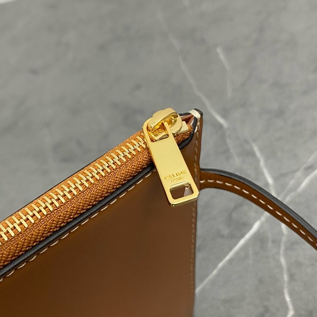 Celine MEDIUM SUPPLE CELINE CLASSIC PANIER IN RAFFIA AND CALFSKIN 114342 TAN