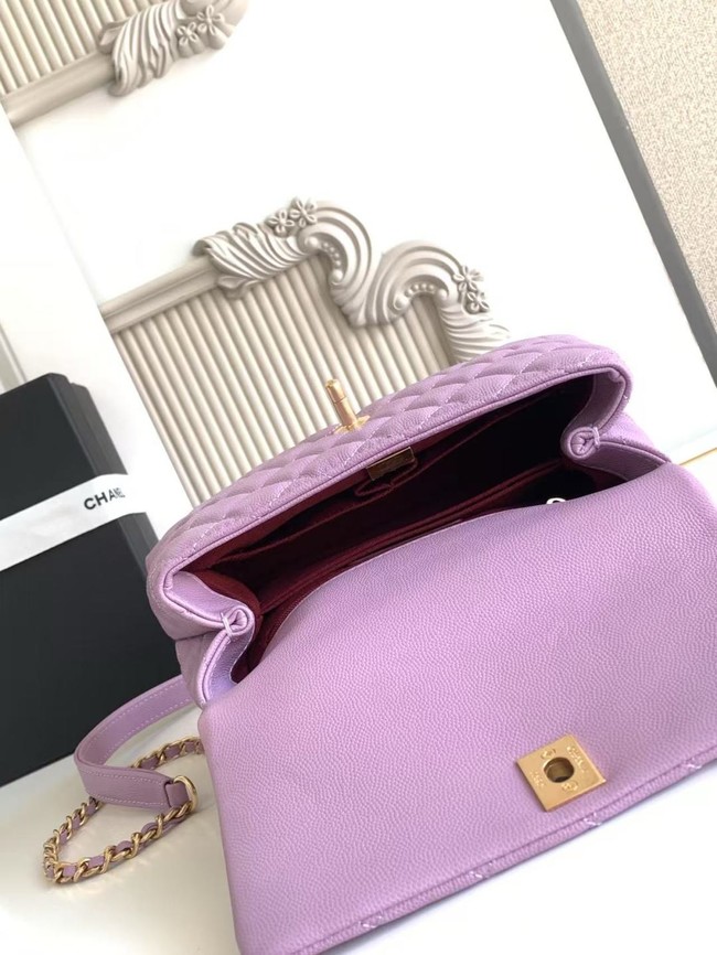 Chanel FLAP BAG WITH TOP HANDLE 92990-13