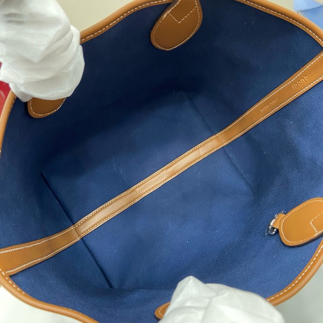GUCCI TOTISSIMA SMALL REVERSIBLE TOTE 820496 Blue GG denim