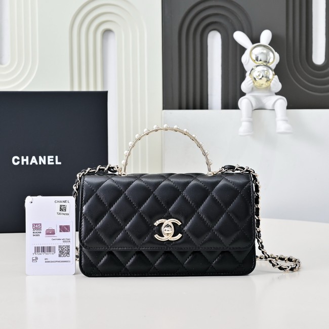 Chanel CLUTCH WITH CHAIN AB4293 black