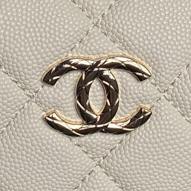 Chanel CLUTCH WITH CHAIN AP4591 light yellow