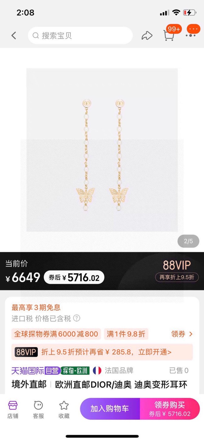 Dior Earring CE16726