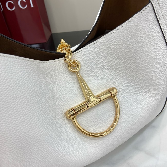 GUCCI SOFTBIT MAXI SHOULDER BAG 837466 white