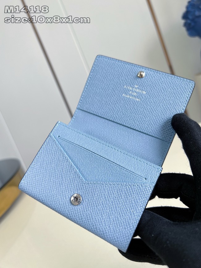 Louis Vuitton Card Holder M14118 blue