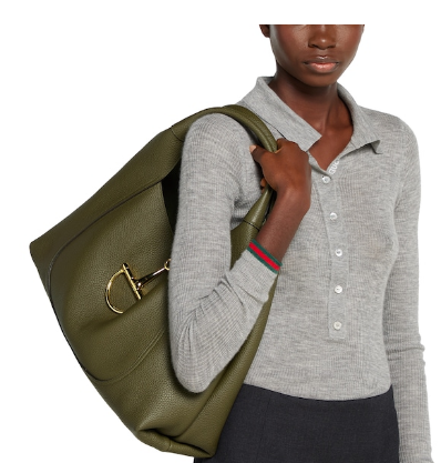 GUCCI SOFTBIT MAXI SHOULDER BAG 837466 Dark green GUCCI SOFTBIT MAXI SHOULDER BAG 837466 Dark green