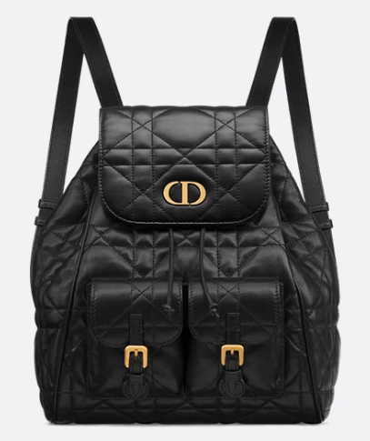 DIOR Medium Dior Caro Backpack M6301UN black DIOR Medium Dior Caro Backpack M6301UN black
