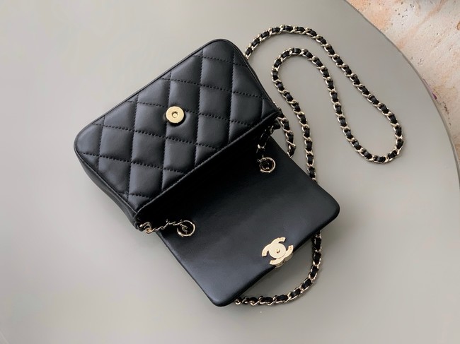 Chanel CLASSIC Original Lambskin 11.12 HANDBAG AS6563 black