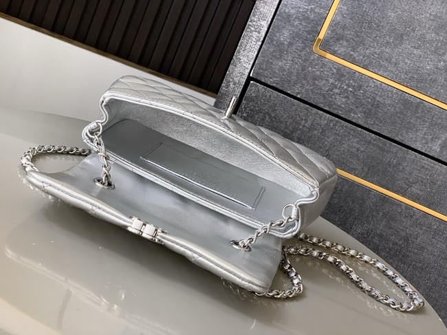 Chanel CLASSIC Original Lambskin 11.12 HANDBAG AS6564 Silver
