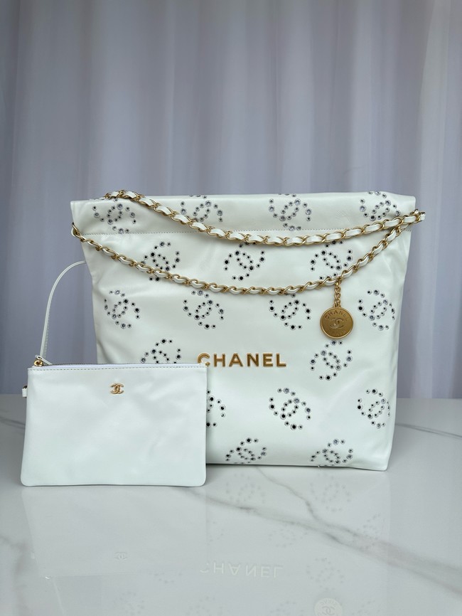 CHANEL 22 HANDBAG AS3261-B19648 white